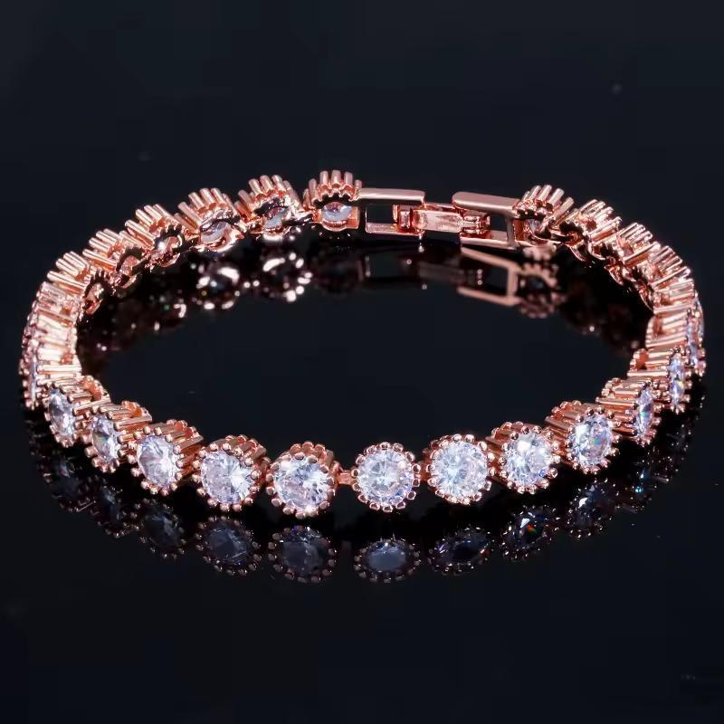 Lumera Rose Radiance Tennis Bracelet